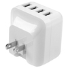 Startech.Com 4-Port USB International Wall Charger - 34W/6.8A - White USB4PACWH